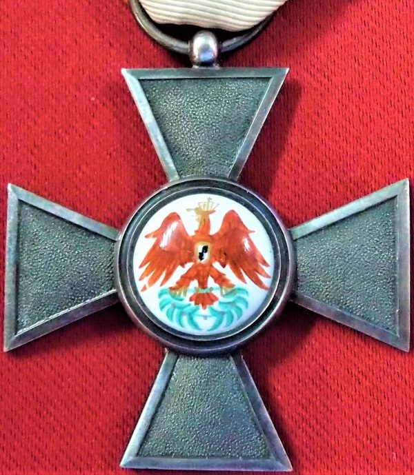 VINTAGE & RARE WW1 GERMAN PRUSSIAN ORDER OF THE RED EAGLE 4th CLASS MEDAL