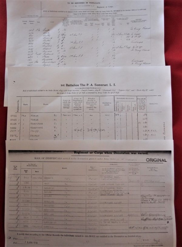 QUEENS SOUTH AFRICA MEDAL SOMERSET LIGHT INFANTRY WW1 VETERAN 4278 SHORTHOUSE - Image 5
