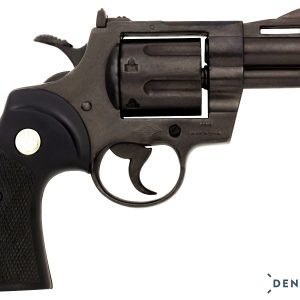 DENIX REPLICA GUN COLT PYTHON SNUB NOSE 357 MAGNUM REVOLVER PISTOL 2 INCH MODEL