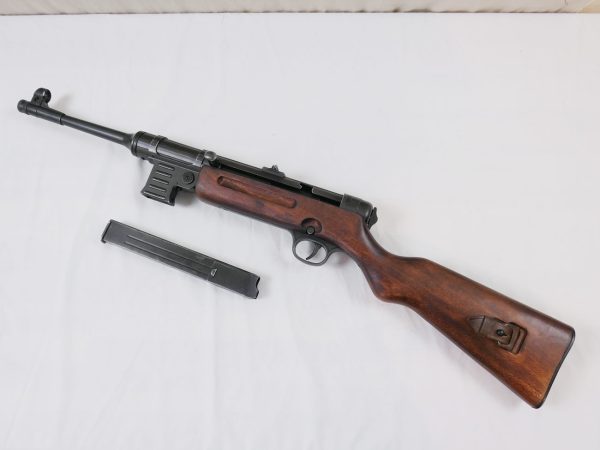 WW2 GERMAN MP41 SEMI AUTOMATIC MACHINE PISTOL GUN WITH WOODEN STOCK BY DENIX - Image 2