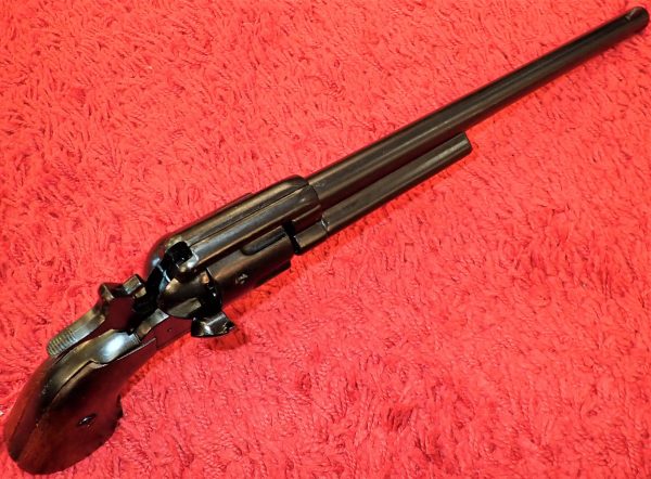 REPLICA DENIX .45 CALIBRE COLT PEACEMAKER REVOLVER PISTOL LONG BARREL IN BLACK - Image 5