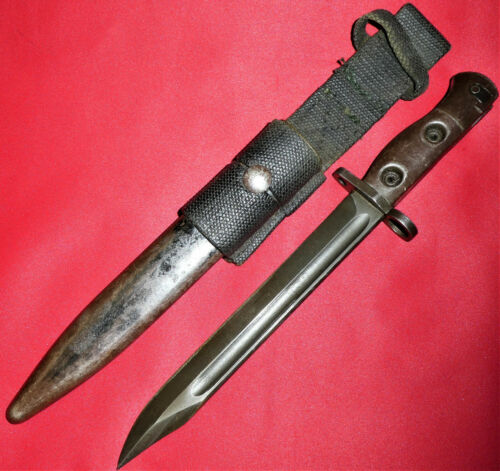 VIETNAM WAR AUSTRALIAN SLR BAYONET SCABBARD SWORD ARMY FROG L1A1 | JB ...