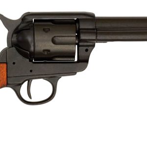 DENIX REPLICA GUN 1873 QUICK DRAW COLT PEACE MAKER REVOLVER PISTOL IN BLACK