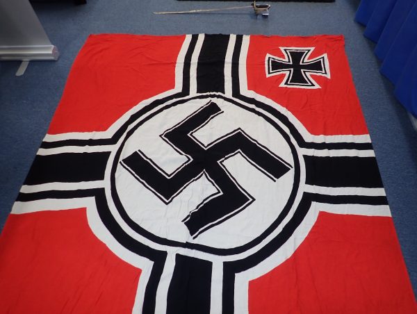 WW2 German Navy Kreigsmarine ship battle flag