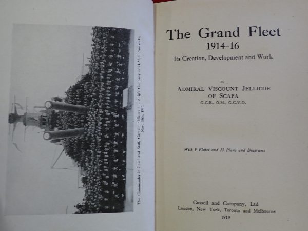 WW1 Royal Navy book The Grand Fleet 1914-1916 by Admiral Jellicoe 1919 - Image 3