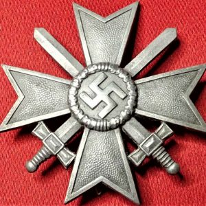 WW2 GERMAN WAR MERIT CROSS 1ST CLASS WITH SWORDS BY C.E. JUNKER OF BERLIN