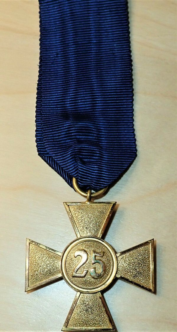 WW2 Germany Luftwaffe 25 Year Long Service Cross - Image 7