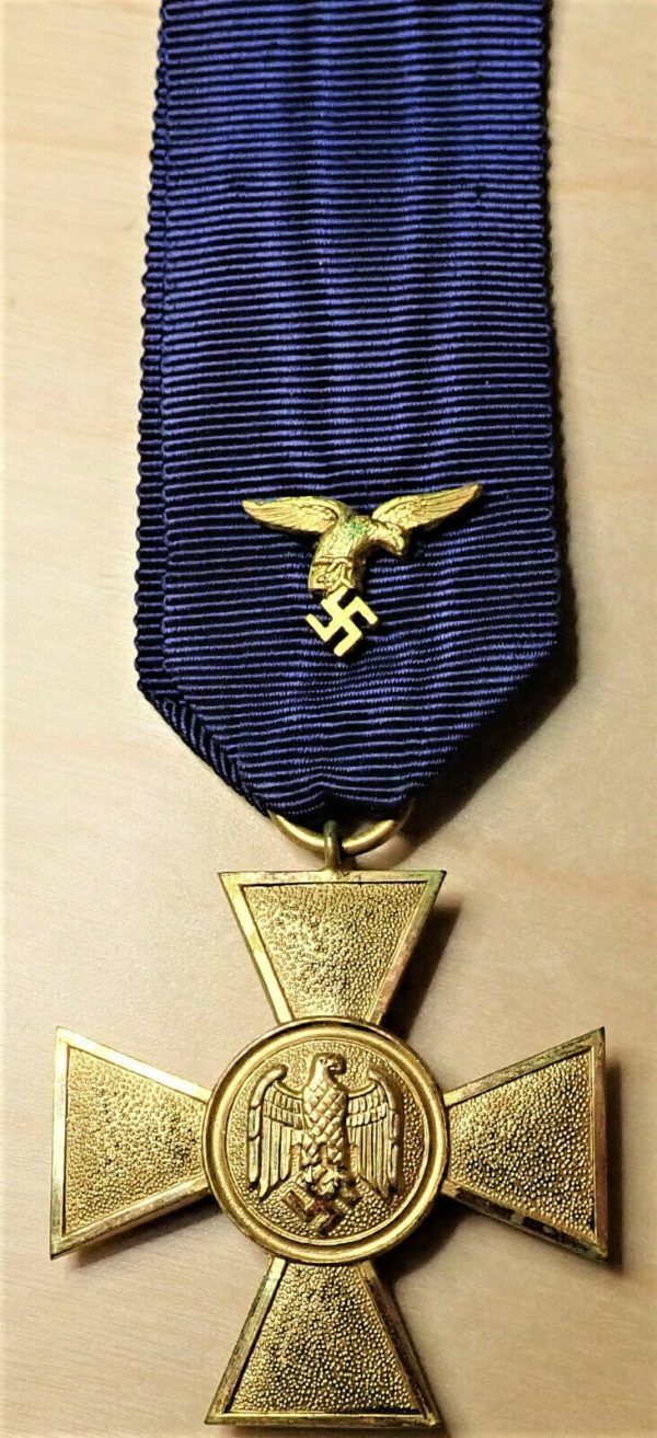 WW2 Germany Luftwaffe 25 Year Long Service Cross - Image 5