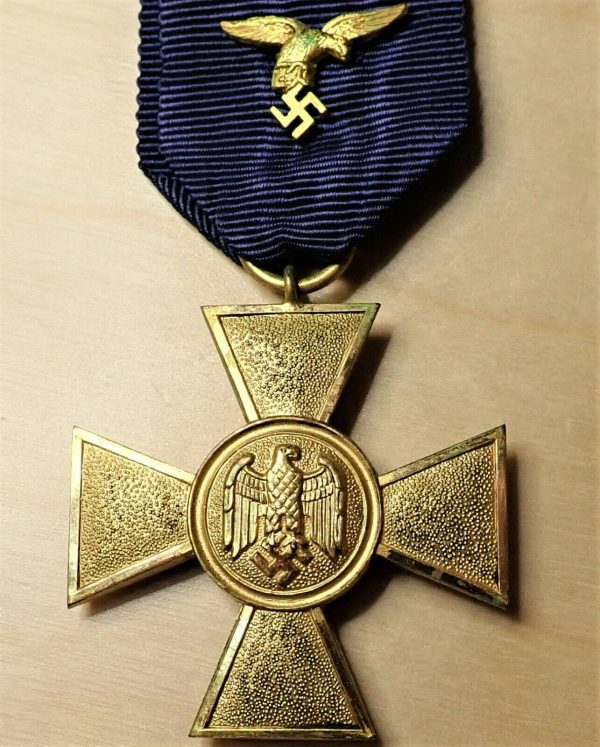 WW2 Germany Luftwaffe 25 Year Long Service Cross - Image 2