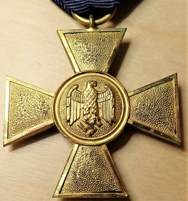 WW2 Germany Luftwaffe 25 Year Long Service Cross - Image 3