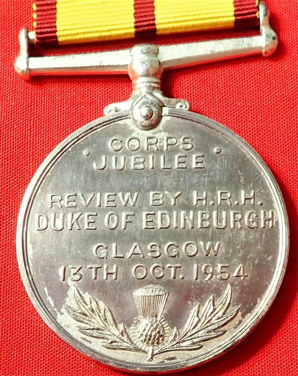 1901-1954 BRITISH ST ANDREWS AMBULANCE CORPS JUBILEE MEDAL GLASGOW - Image 3