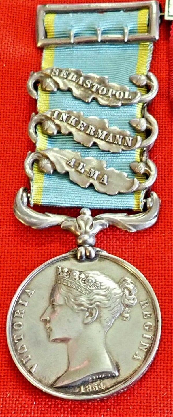 BRITISH ARMY CRIMEAN WAR ALMA REDOUBT STORMERS GROUP MEDALS GENERAL DONOVAN - Image 6