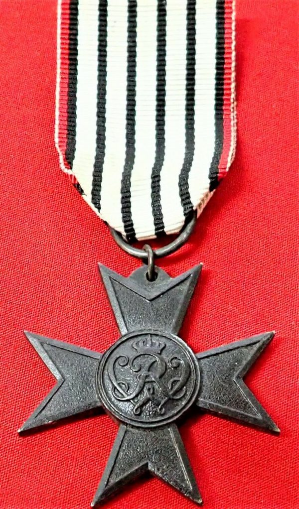 WW1 GERMAN PRUSSIAN WAR HELPER SERVICE MEDAL CROSS WAR AID WORK - Image 2