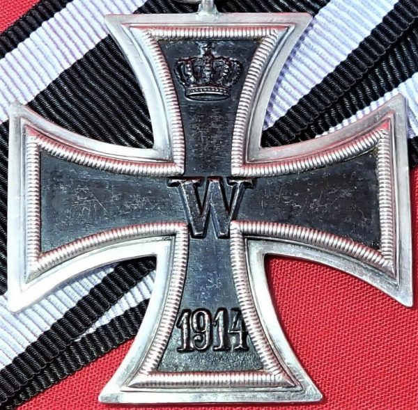 WW1 GERMANY IRON CROSS 2ND CLASS MEDAL BY J WAGNER & SOHN OF BERLIN