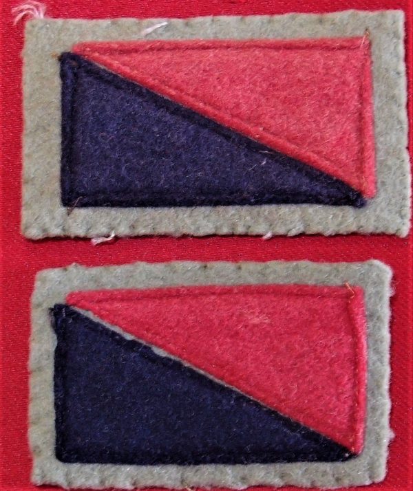 WW2 6th AUSTRALIAN ARTILLERY DIVISION ARMY UNIFORM COLOUR PATCHES