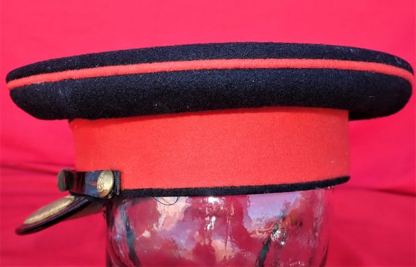 WW2 BRITISH ARMY PIONEER OFFICER'S UNIFORM PEAKED CAP HAT PATROL BLUES - Image 4