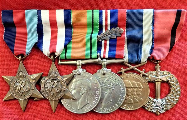 WW2 Czechoslovakian ‘Army in exile’ medal group with Mention in Dispatches