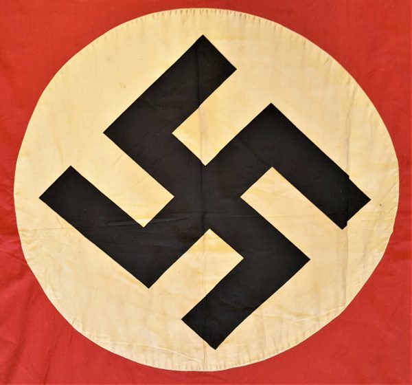 WW2 GERMAN NAZI PARTY N.S.D.A.P. COTTON FLAG BANNER 3