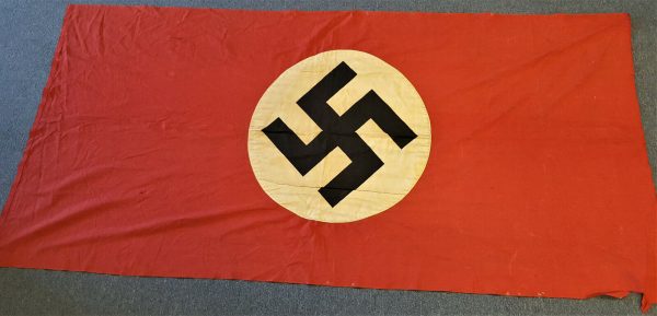 WW2 GERMAN NAZI PARTY N.S.D.A.P. COTTON FLAG BANNER - Image 4