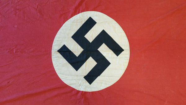 WW2 GERMAN NAZI PARTY N.S.D.A.P. COTTON FLAG BANNER - Image 5