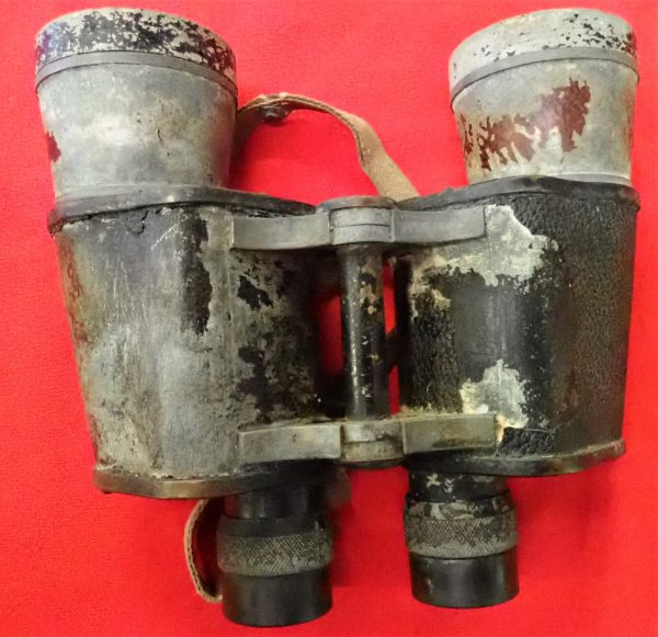 WW2 Imperial Japanese Army 7 X 50 binoculars with tropical case by Yosida Tokyo - Image 3