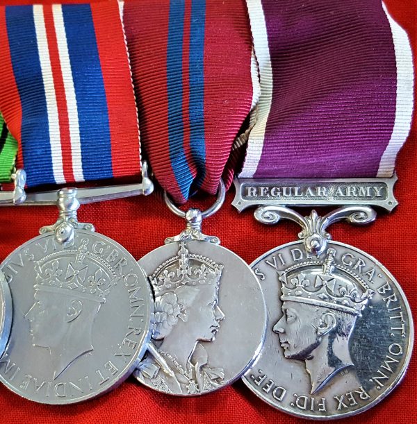 WW2 & Malaya British Army medal group of 8 to Captain Norton. R.A.M.C. - Image 3