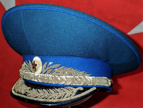 1960's RUSSIAN SOVIET UNION PERIOD KGB GENERAL'S PARADE UNIFORM PEAKED CAP - Image 2