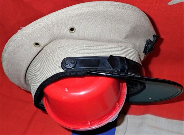 1960's US MARINE CORPS VIETNAM WAR PERIOD OFFICERS UNIFORM PEAKED CAP - Image 5