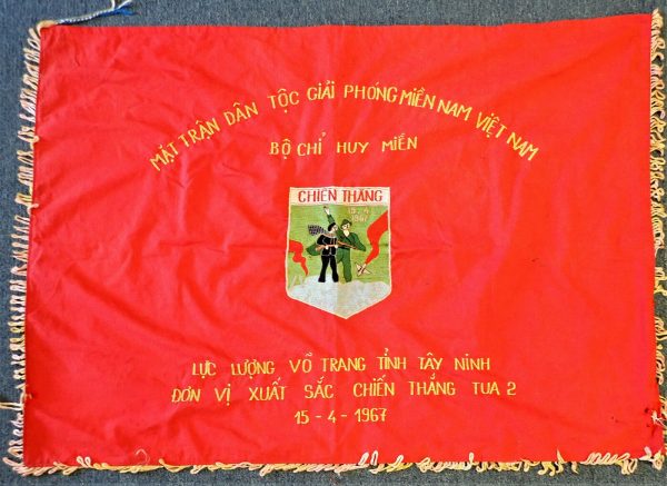 North Vietnamese ‘Battle of Junction City’ banner NVA & Viet Cong war flag - Image 3