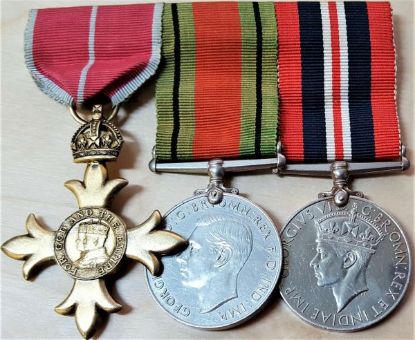 WW2 BRITISH ARMY, NAVY OR AIR FORCE ORDER OF THE BRITISH EMPIRE MEDAL GROUP