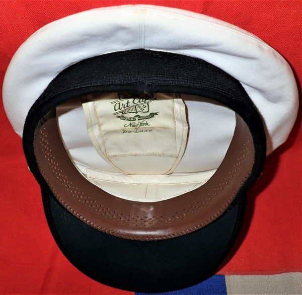 WW2 ERA UNITED STATES NAVY ADMIRAL'S SUMMER UNIFORM PEAKED CAP - Image 6