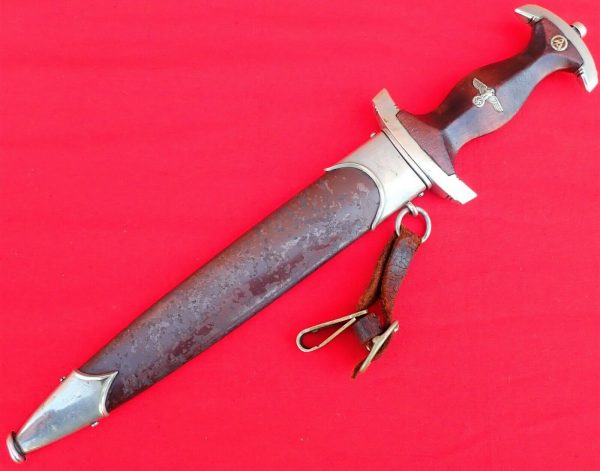 NAZI GERMANY 1ST MODEL 1933 SA DAGGER WITH SCABBARD BY F.DICK - Image 11