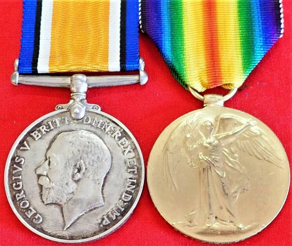 RNVR OFFICER* WW1 BRITISH NAVY MEDAL PAIR LIEUTENANT STAFFORD J HOWELLS ML96