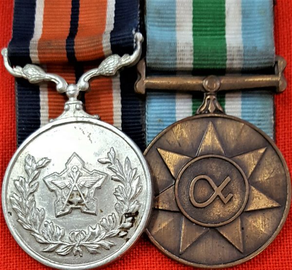 SOUTH AFRICAN DEFENCE FORCE GENERAL SERVICE & UNITAS MEDAL GROUP