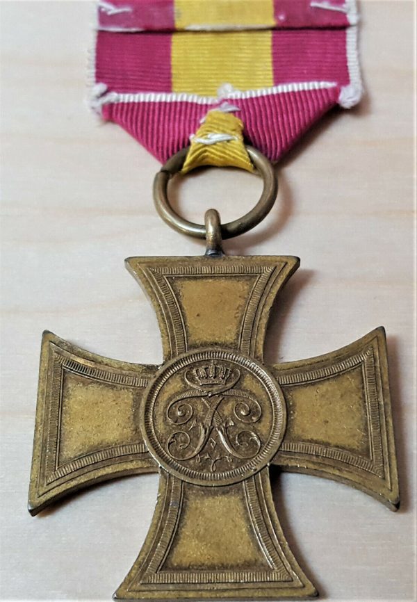 PRE WW1 GERMANY KINGDOM OF BADEN WAR HELPER VOLUNTARY RELIEF WORK CROSS MEDAL - Image 3