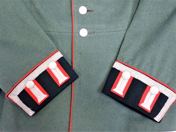 PRE WW2 GERMAN ARTILLERY WAFFENROCK PARADE DRESS UNIFORM JACKET TUNIC 18TH ARTILLERY REGIMENT - Image 5