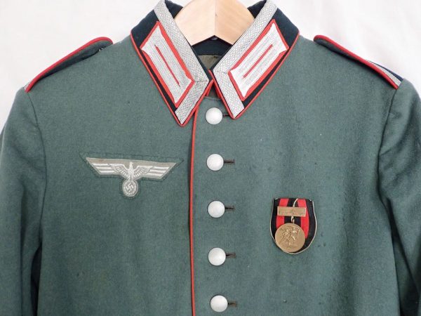 PRE WW2 GERMAN ARTILLERY WAFFENROCK PARADE DRESS UNIFORM JACKET TUNIC 18TH ARTILLERY REGIMENT