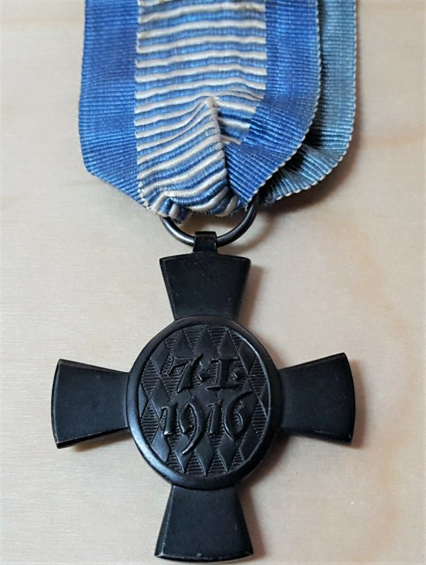 WW1 GERMANY KINGDOM OF BAVARIA KING LUDWIG CROSS MEDAL 1916-1918 - Image 3