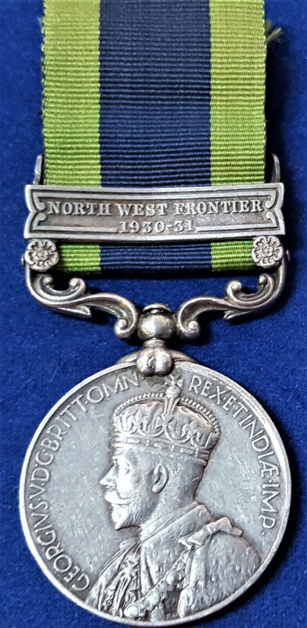 N.W. FRONTIER BRITISH INDIA GENERAL SERVICE MEDAL WW2, 6TH BATTALION, 13th FRONTIER FORCE RIFLES - Image 2