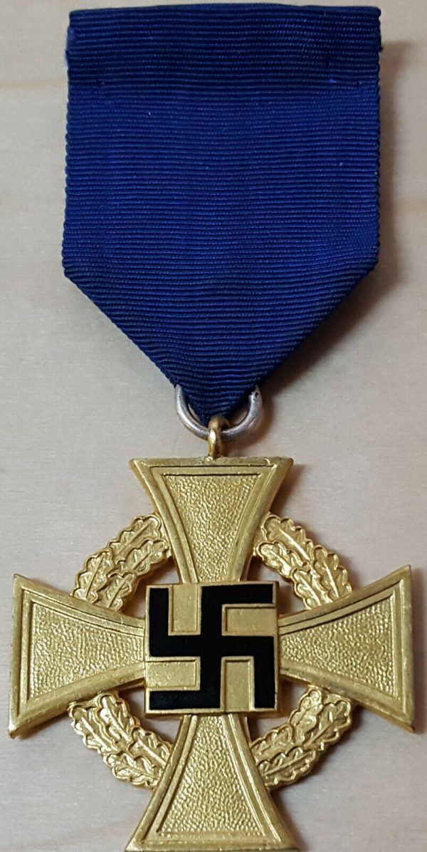 NAZI GERMANY 40 YEAR SERVICE CROSS - Image 2