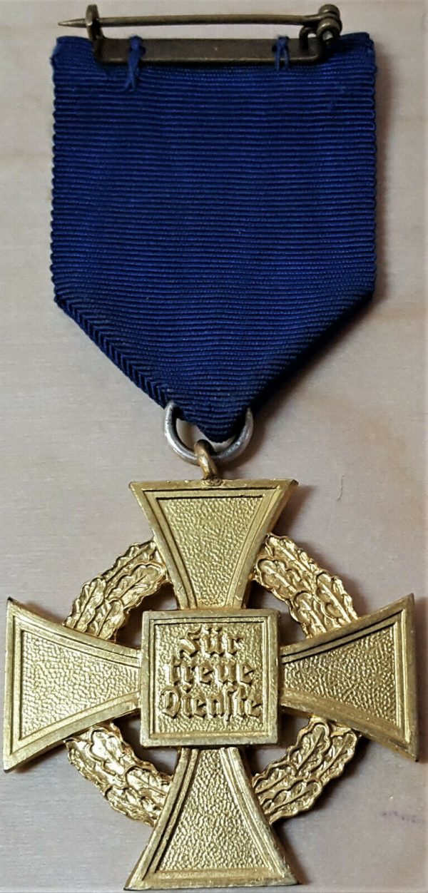 NAZI GERMANY 40 YEAR SERVICE CROSS - Image 3