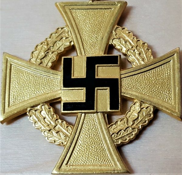 NAZI GERMANY 40 YEAR SERVICE CROSS