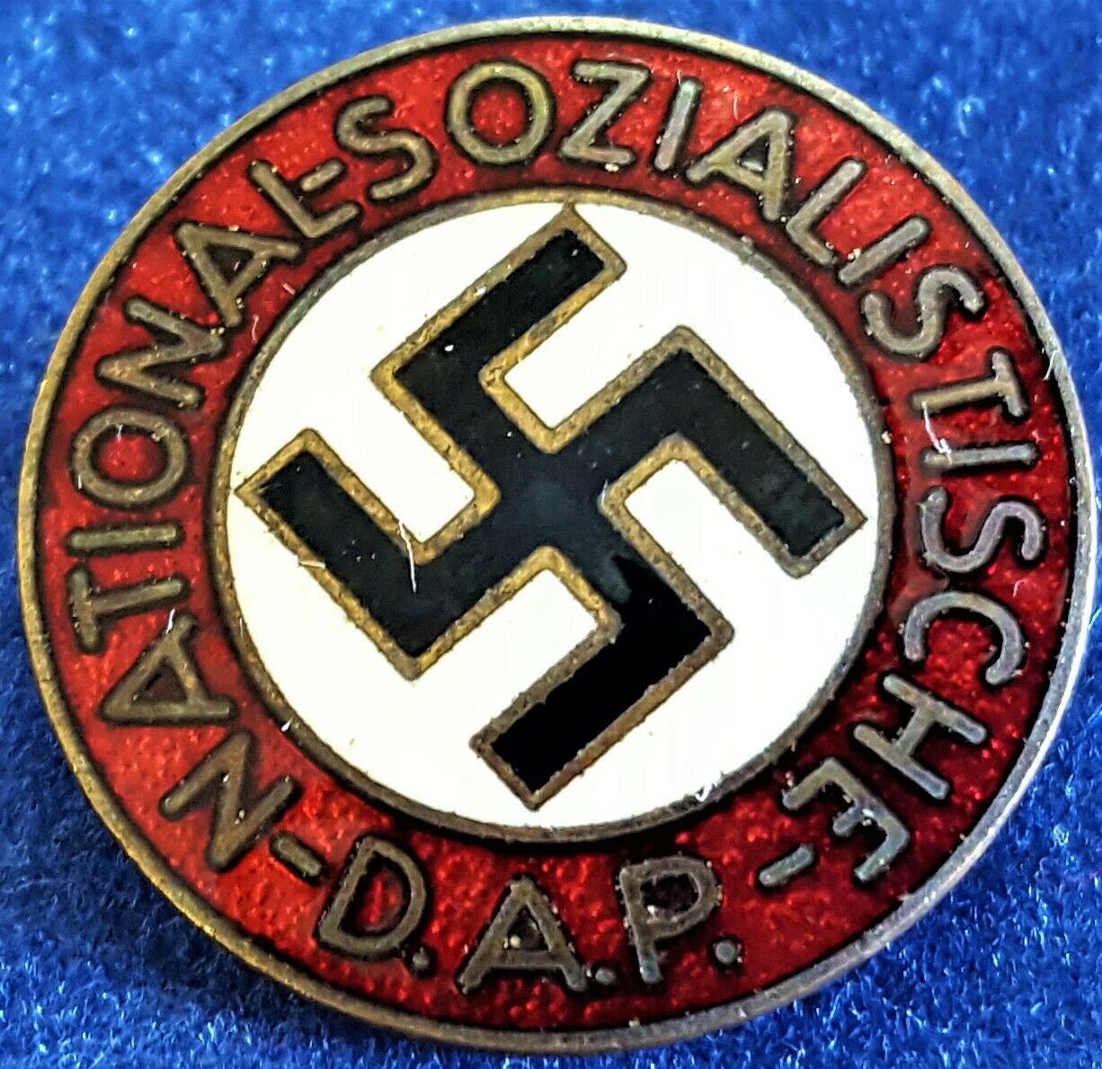 PRE WW2 GERMAN NAZI PARTY MEMBERSHIP UNIFORM ENAMEL BADGE | JB Military ...