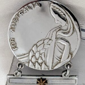 WW2 AUSTRALIAN ARMY MOTHER'S & WIDOWS SERVICE BADGE BY AMOR SYDNEY #24908