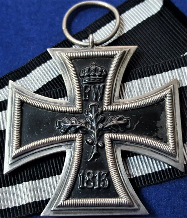 RARE .800 SILVER WW1 GERMANY IRON CROSS 2ND CLASS MEDAL FIRST WORLD WAR 2