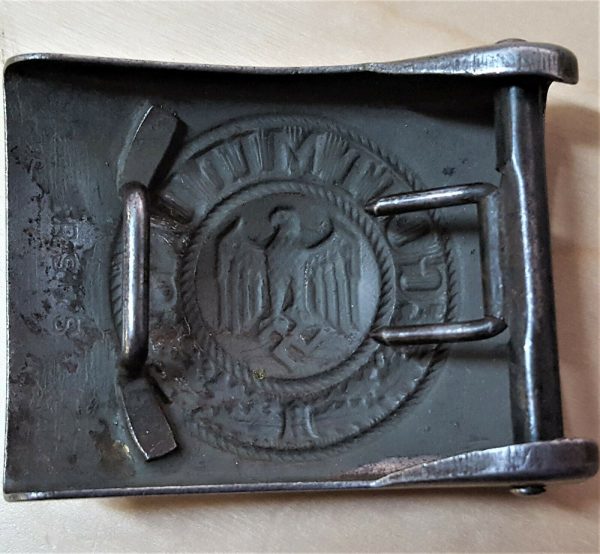 WW2 GERMAN ARMY HEER BELT BUCKLE BY RICHARD SIEPER & SOHNE - Image 3