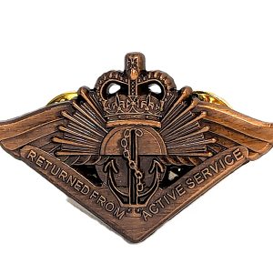 1953+ THE AUSTRALIAN RETURNED FROM ACTIVE SERVICE BADGE REPLICA MEDAL ANZAC