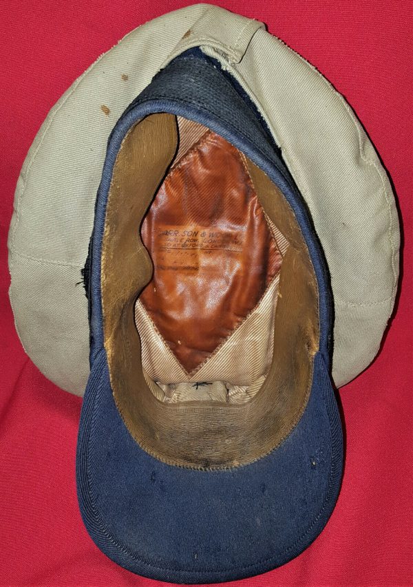 WW2 ROYAL AUSTRALIAN AIR FORCE UNIFORM FLYING PEAKED CAP RAAF HAT - Image 4