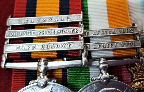 RARE BOER WAR & WW1 OLD CONTEMPTIBLE MEDAL GROUP TO 4387 CPL FOX ROYAL ENGINEERS - Image 8