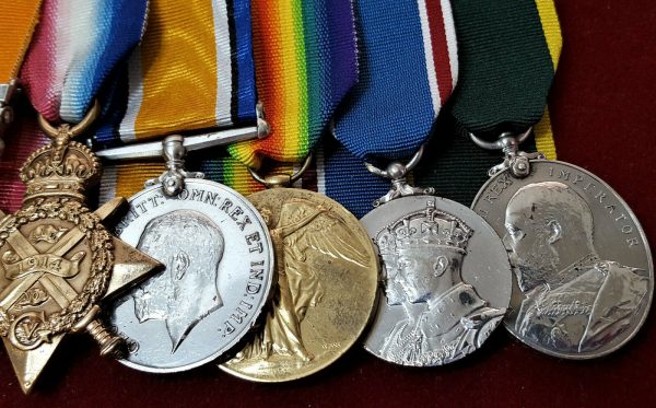 RARE BOER WAR & WW1 OLD CONTEMPTIBLE MEDAL GROUP TO 4387 CPL FOX ROYAL ENGINEERS - Image 7